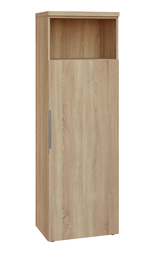 SIN 5 - 6DN kancelářská skříň, 1-dveřová/nika, pravá, 1820x600x400, dub bardolino